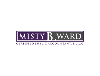 Misty B. Ward, Certified Public Accountant, P.L.L.C. logo design by clayjensen