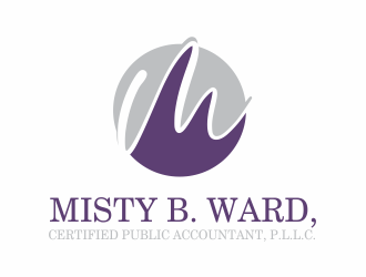 Misty B. Ward, Certified Public Accountant, P.L.L.C. logo design by up2date