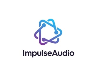 Impulse Audio logo design by nehel