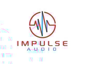Impulse Audio logo design by sanu