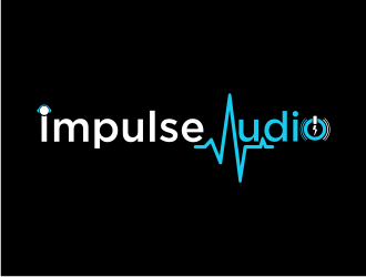 Impulse Audio logo design by Barkah