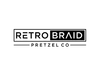 RetroBraid Pretzel Co. logo design by ndaru