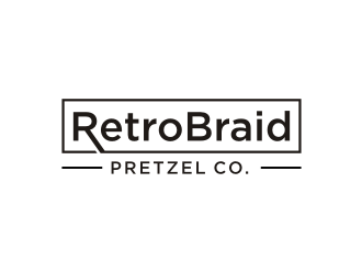 RetroBraid Pretzel Co. logo design by Barkah