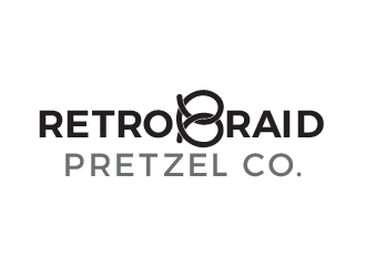 RetroBraid Pretzel Co. logo design by justin_ezra