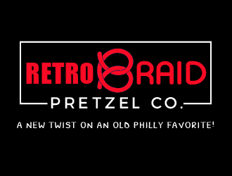 RetroBraid Pretzel Co. logo design by justin_ezra