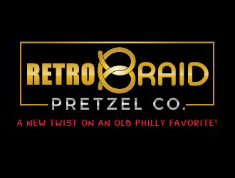 RetroBraid Pretzel Co. logo design by justin_ezra