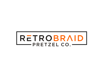 RetroBraid Pretzel Co. logo design by johana