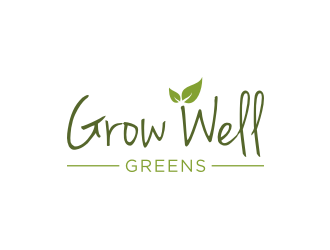 Grow Well greens logo design by KQ5