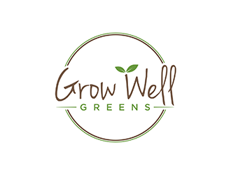 Grow Well greens logo design by ndaru