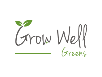 Grow Well greens logo design by asyqh