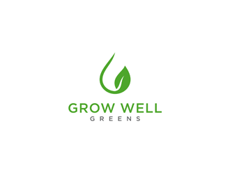 Grow Well greens logo design by alby
