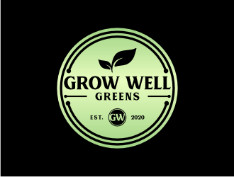 Grow Well greens logo design by Gravity