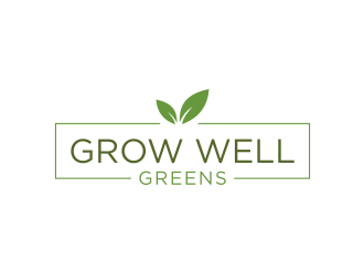 Grow Well greens logo design by KQ5