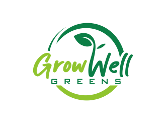 Grow Well greens logo design by YONK