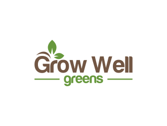 Grow Well greens logo design by checx