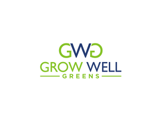 Grow Well greens logo design by bricton