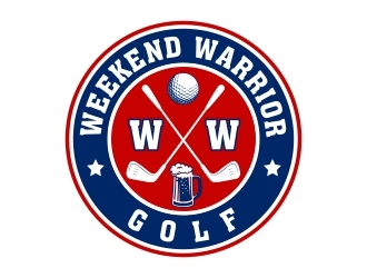 Weekend Warrior Golf logo design by rizuki
