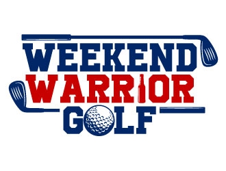 Weekend Warrior Golf logo design by Suvendu