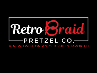 RetroBraid Pretzel Co. logo design by justin_ezra