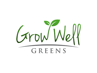 Grow Well greens logo design by alby