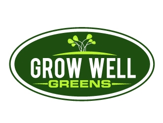 Grow Well greens logo design by AamirKhan