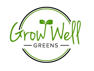 Grow Well greens logo design by gilkkj