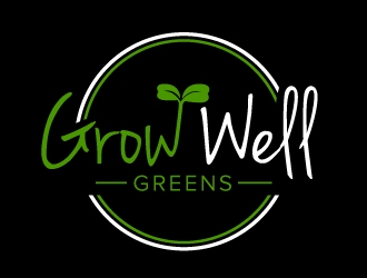 Grow Well greens logo design by gilkkj