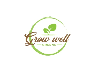 Grow Well greens logo design by pambudi