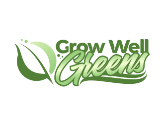 Grow Well greens logo design by ekitessar