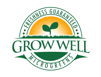 Grow Well greens logo design by kunejo