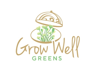 Grow Well greens logo design by Roma