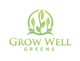 Grow Well greens logo design by Roma