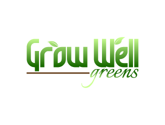Grow Well greens logo design by fastsev