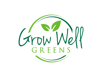 Grow Well greens logo design by bismillah