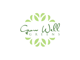 Grow Well greens logo design by RatuCempaka