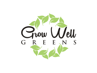 Grow Well greens logo design by RatuCempaka