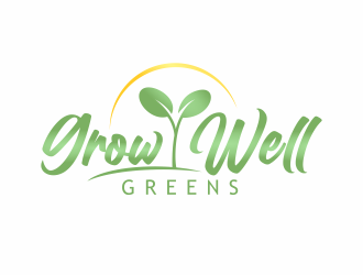 Grow Well greens logo design by agus