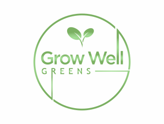 Grow Well greens logo design by agus