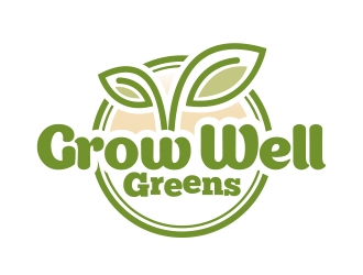 Grow Well greens logo design by adm3