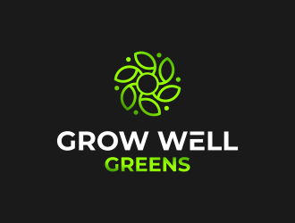 Grow Well greens logo design by Asani Chie