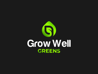 Grow Well greens logo design by Asani Chie