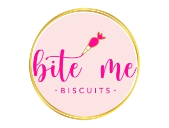 Biscuits Bite Me logo design by rizuki