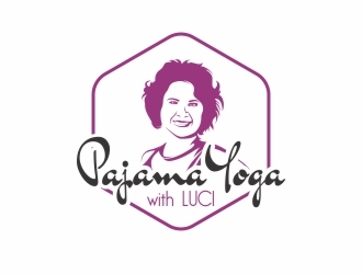Pajama Yoga with Luci logo design by hadchenko
