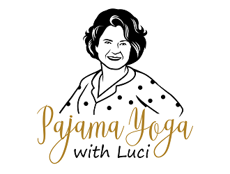 Pajama Yoga with Luci logo design by haze