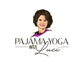 Pajama Yoga with Luci logo design by veron