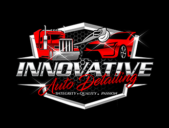 Innovative Auto Detailing logo design by 3Dlogos