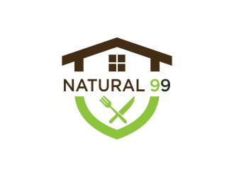 NATURAL 99 logo design by azizah