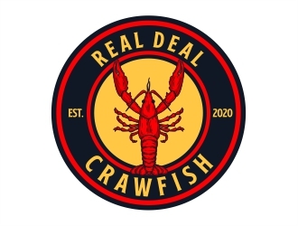 Real Deal Crawfish logo design by Alfatih05