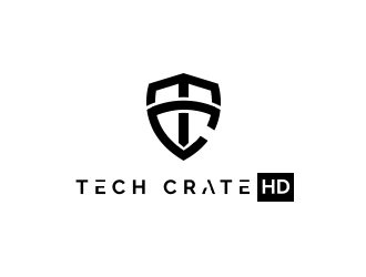 Tech Crate HD Logo Design
