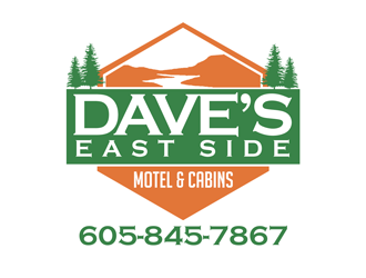 Dave’s East Side Motel & Cabins logo design by kunejo